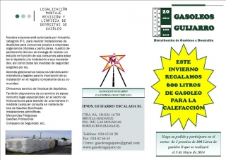 ESTE INVIERNO REGALAMOS 600 LITROS DE GASOIL